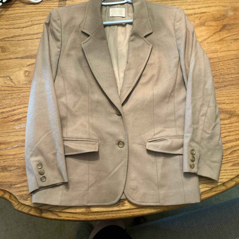 Pendleton Tan Blazer Classic Suit Jacket